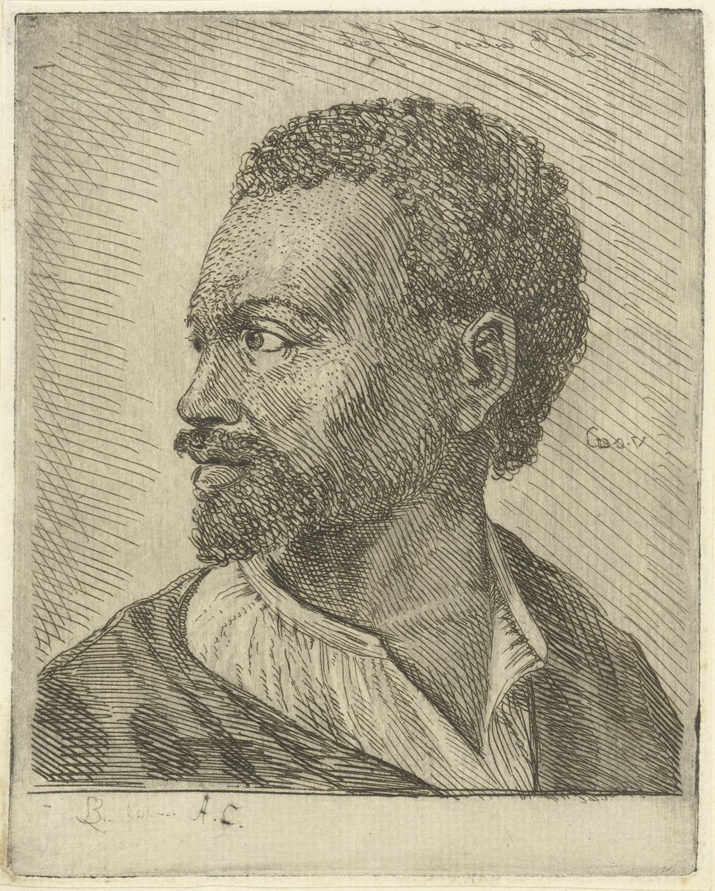 Ritratto di un abissino da Louis Bernard Coclers