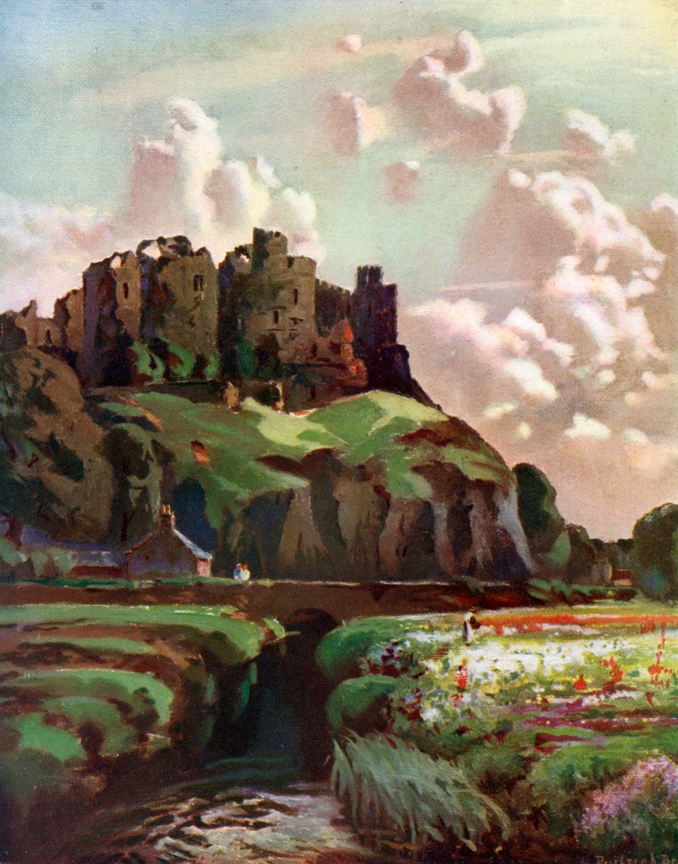 Castello di Harlech, Merionethshire, Galles, 1924-1926 da Louis Burleigh Bruhl