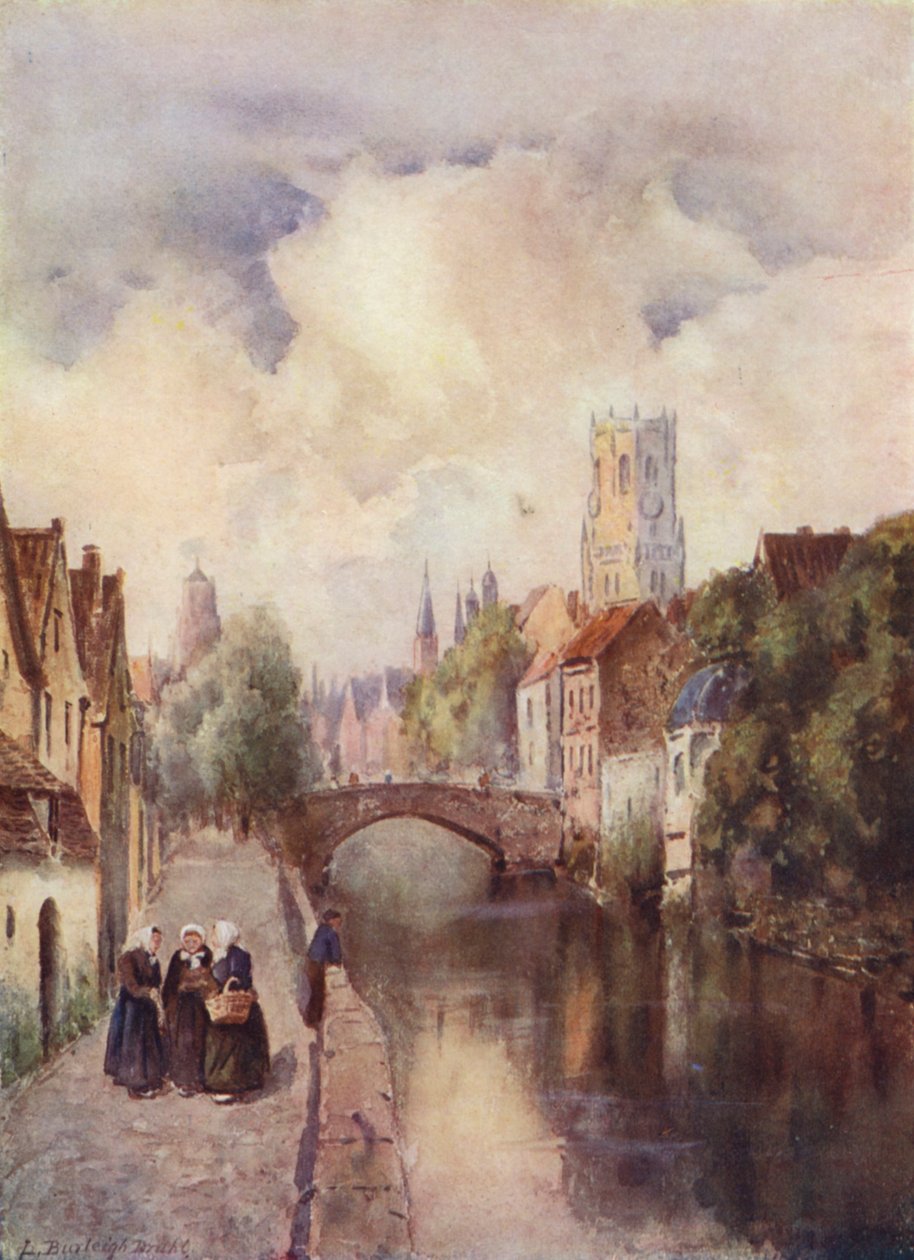 Il Quay Vert, Bruges da Louis Burleigh Bruhl