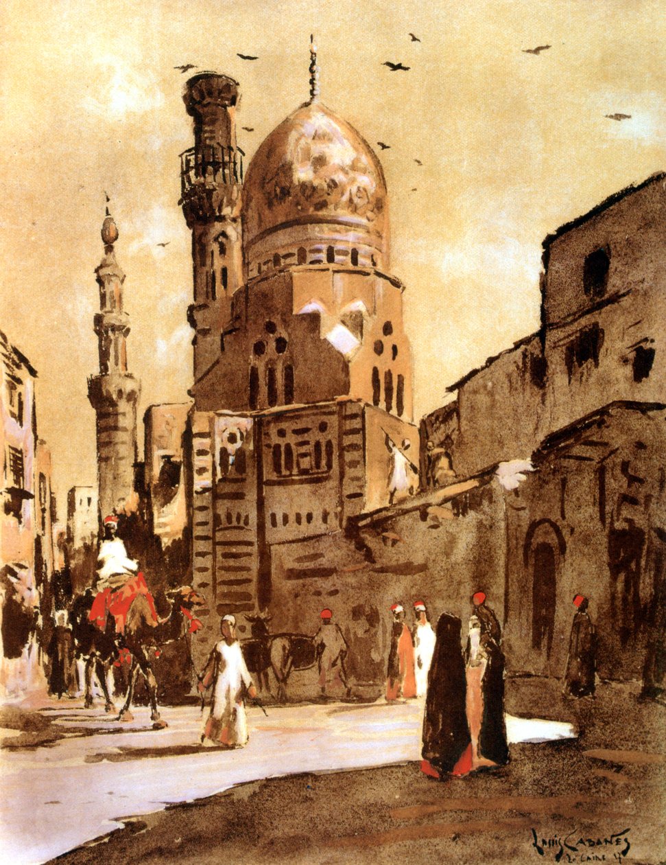 La Moschea Blu, Il Cairo, Egitto, 1928 da Louis Cabanes