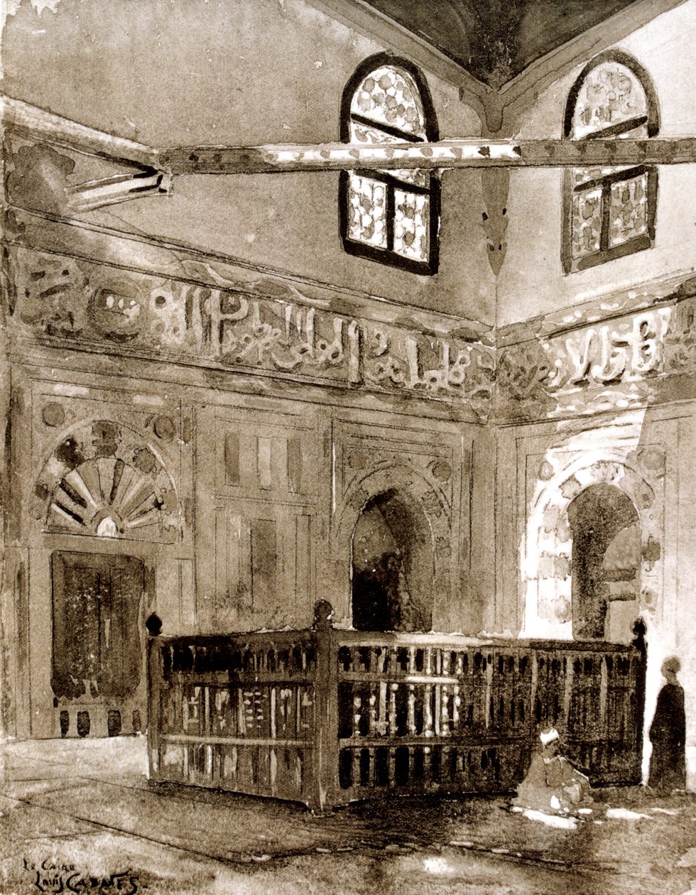 Tomba in una moschea, Il Cairo, Egitto, 1928 da Louis Cabanes