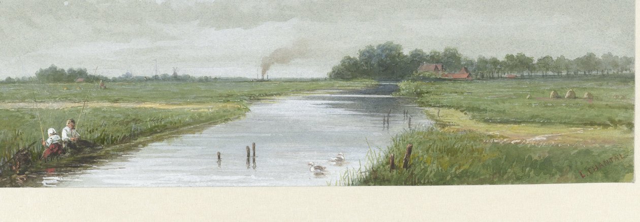 Veduta di Huis de Vraag da Louis Chantal