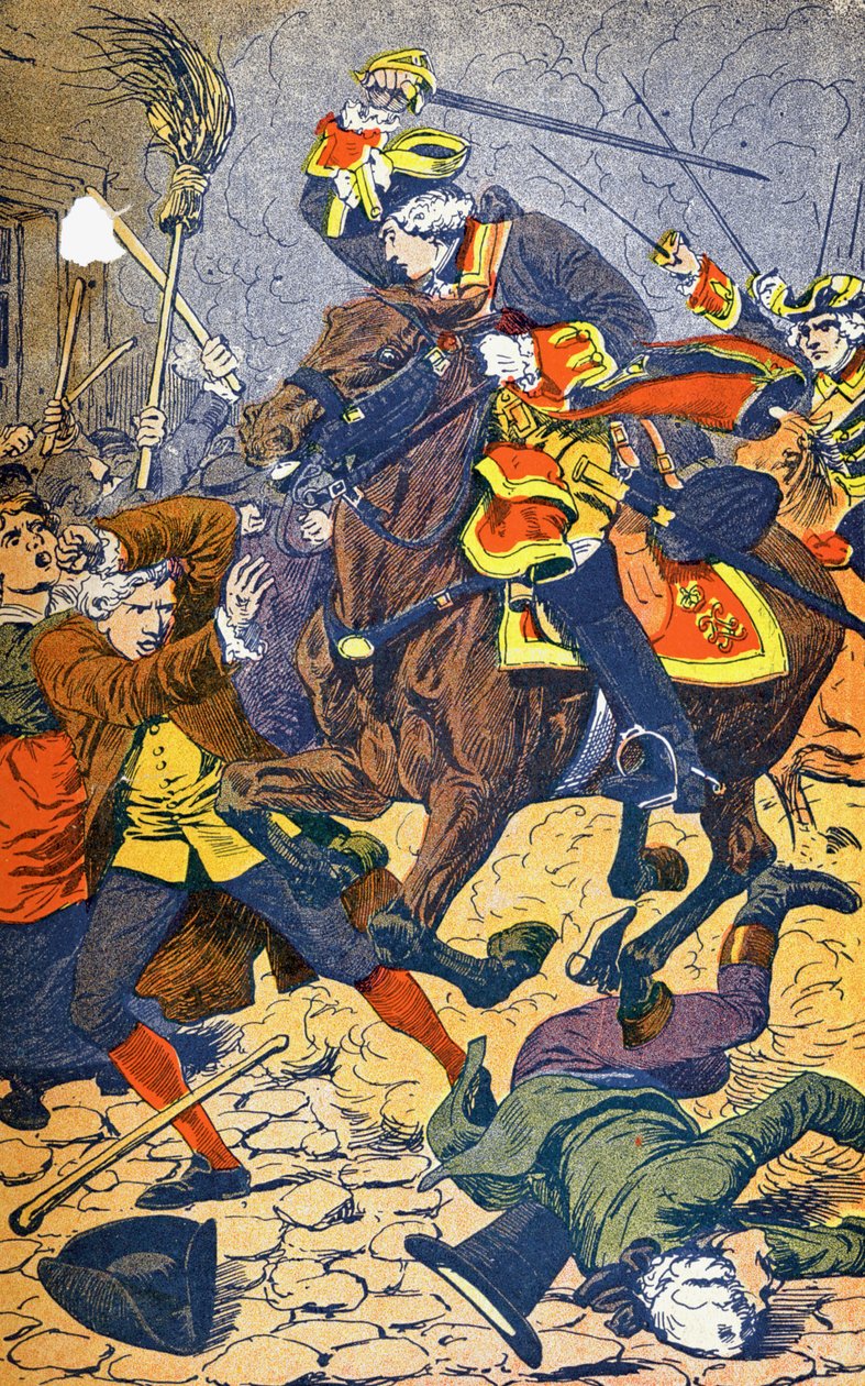 Emigrati a Parigi nel 1789 da Louis Charles Bombled