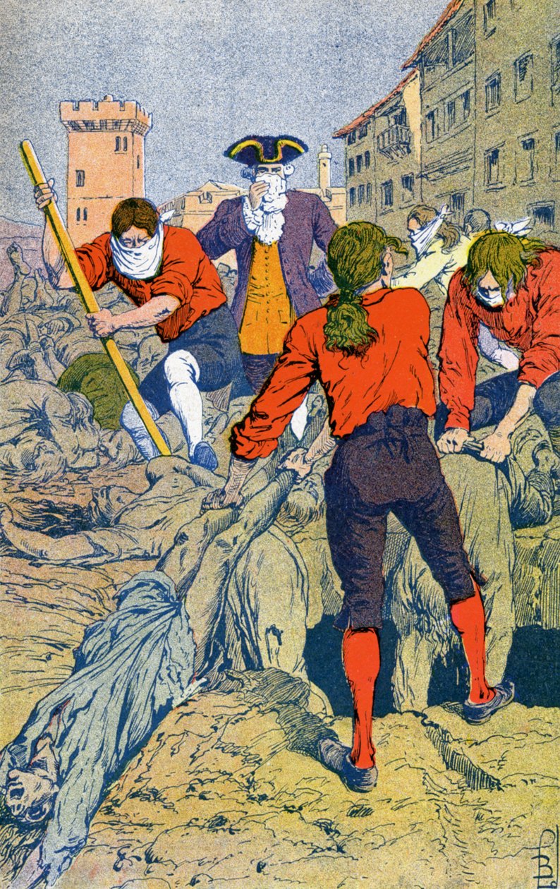 Peste di Marsiglia da Louis Charles Bombled