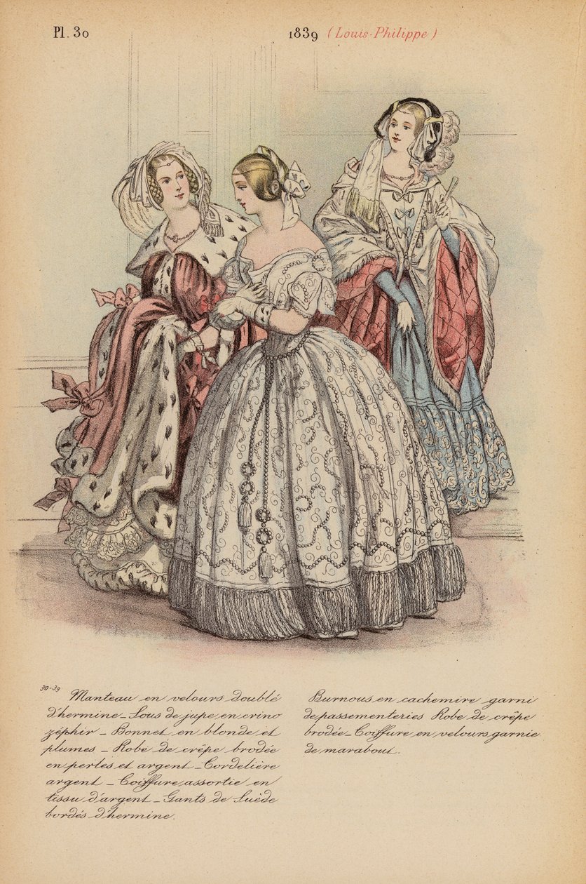 Moda francese: 1839, Luigi Filippo da Louis Colas