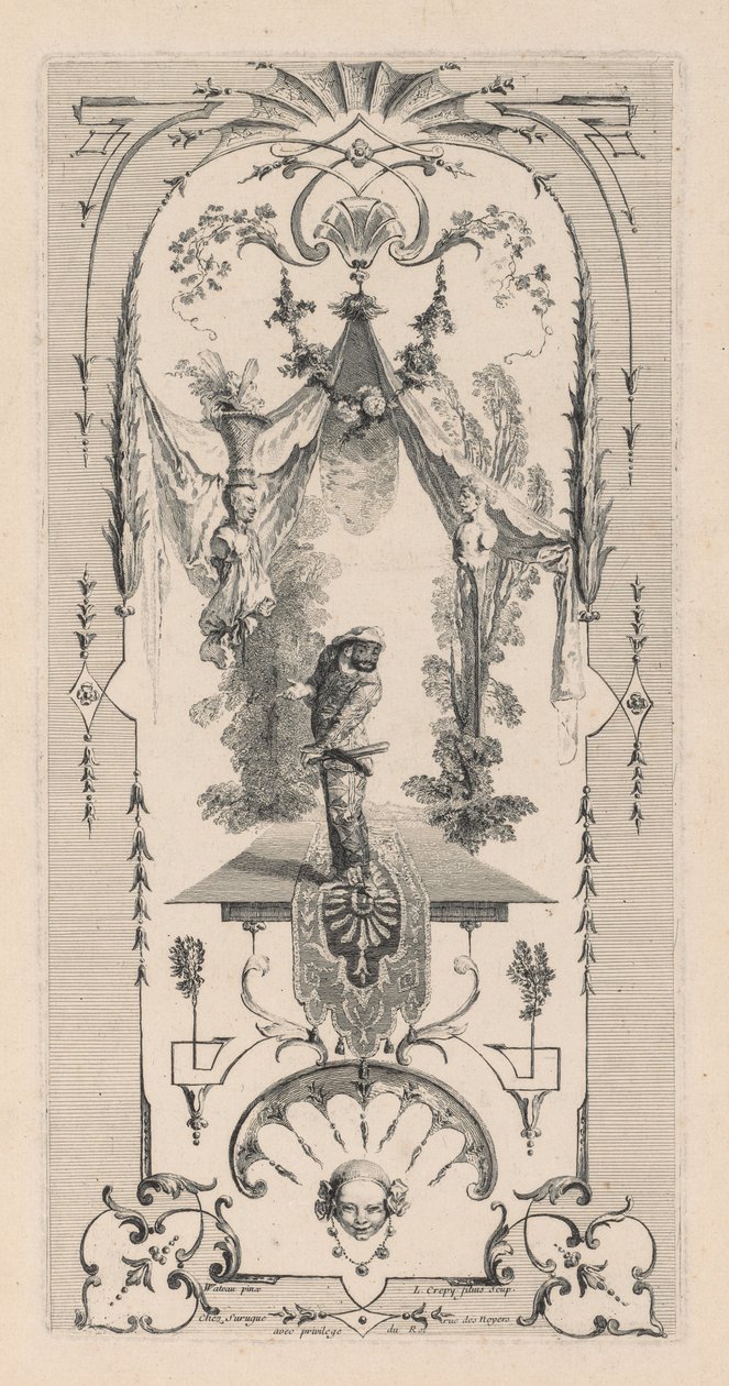 Arlecchino, arabesco da Louis Crepy