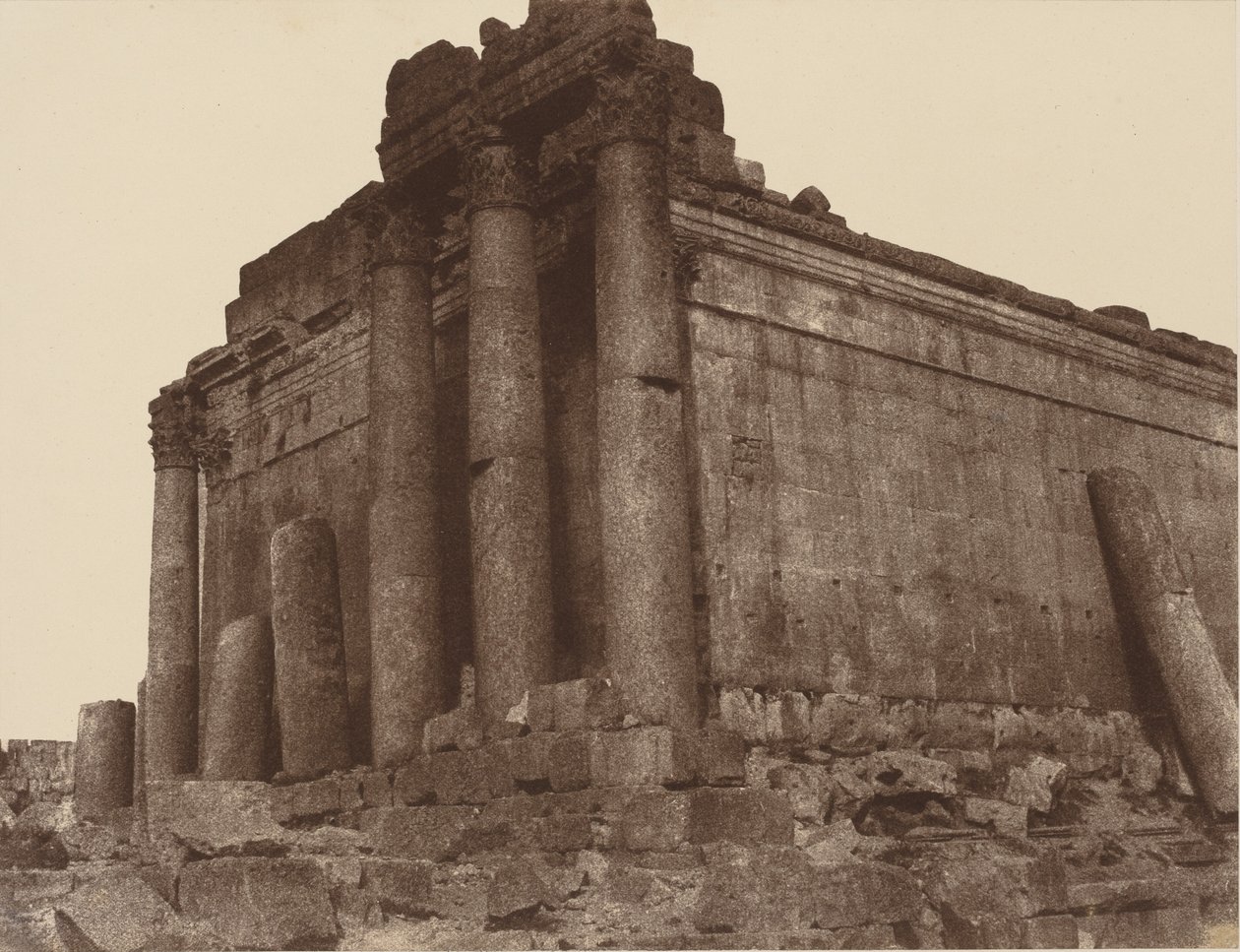 Baalbeck, 1859 (foto) da Louis de Clercq