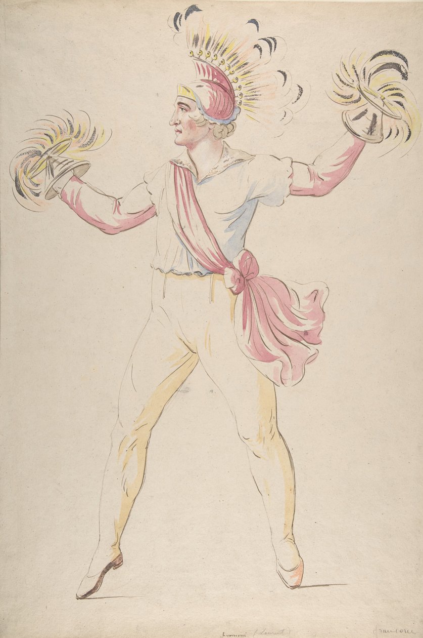 Franconi, Coni Fiammeggianti Rotanti, 1768-1810 da Louis Ducros