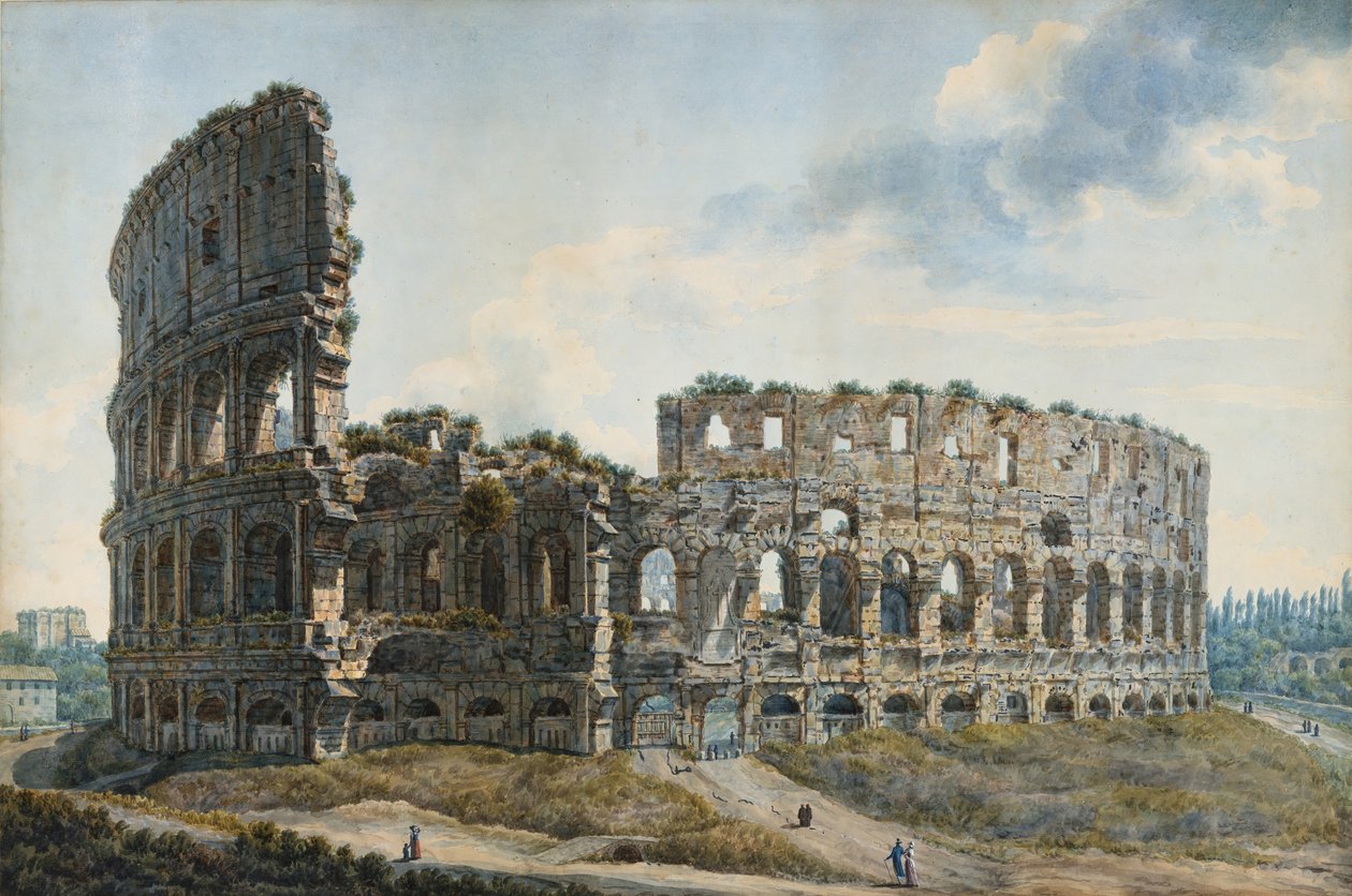 Il Colosseo, Roma, n.d. da Louis Ducros