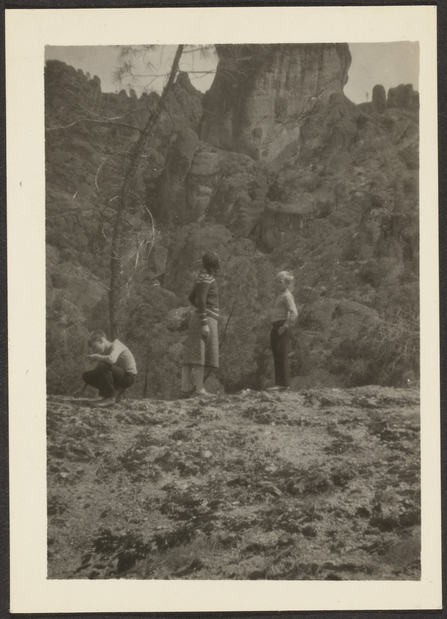 [Figure in un paesaggio montano] da Louis Fleckenstein