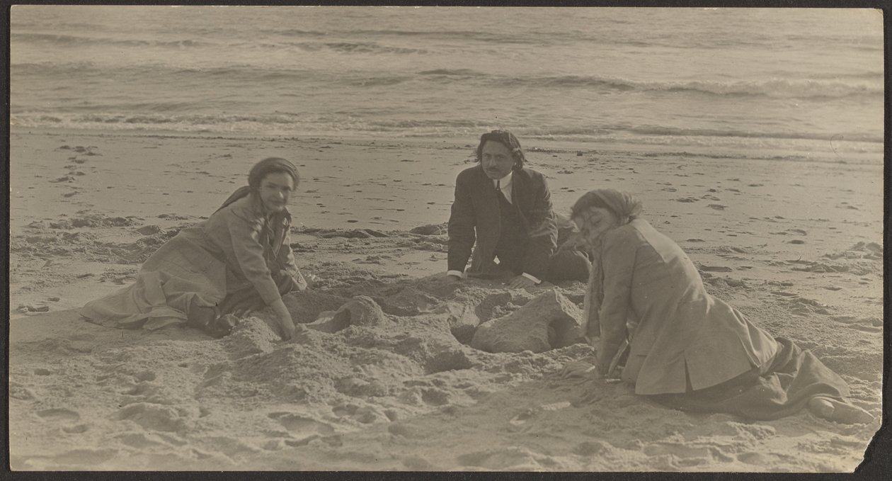 [Figure su una spiaggia] da Louis Fleckenstein