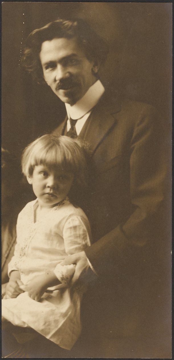 [Ritratto di uomo e bambino] da Louis Fleckenstein