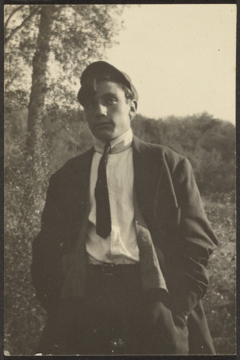 [Giovane uomo in campo] da Louis Fleckenstein