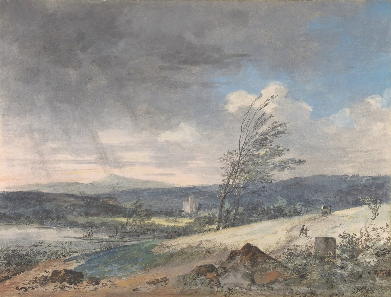 Paesaggio ventoso da Louis Gabriel Moreau