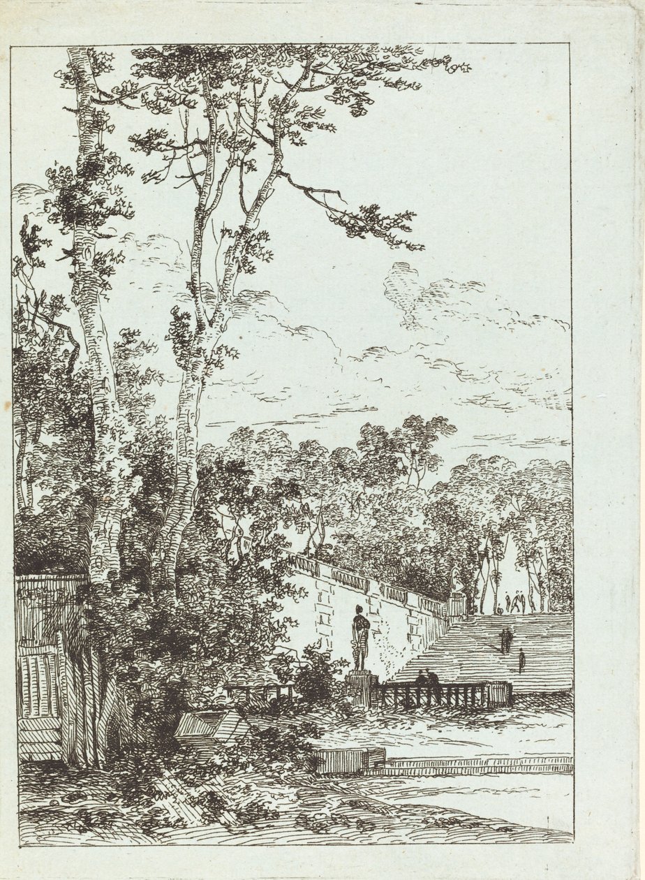 Parco abbandonato da Louis Gabriel Moreau the Elder