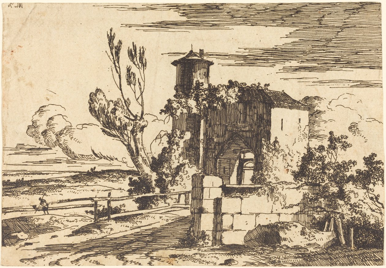 Ingresso monumentale da Louis Gabriel Moreau the Elder