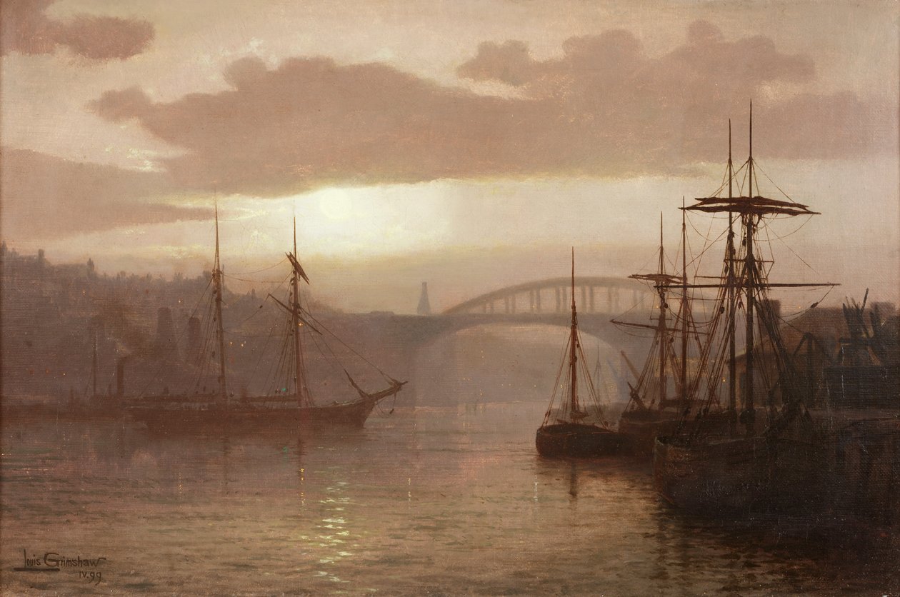 Porto di Sunderland, 1899 da Louis Grimshaw