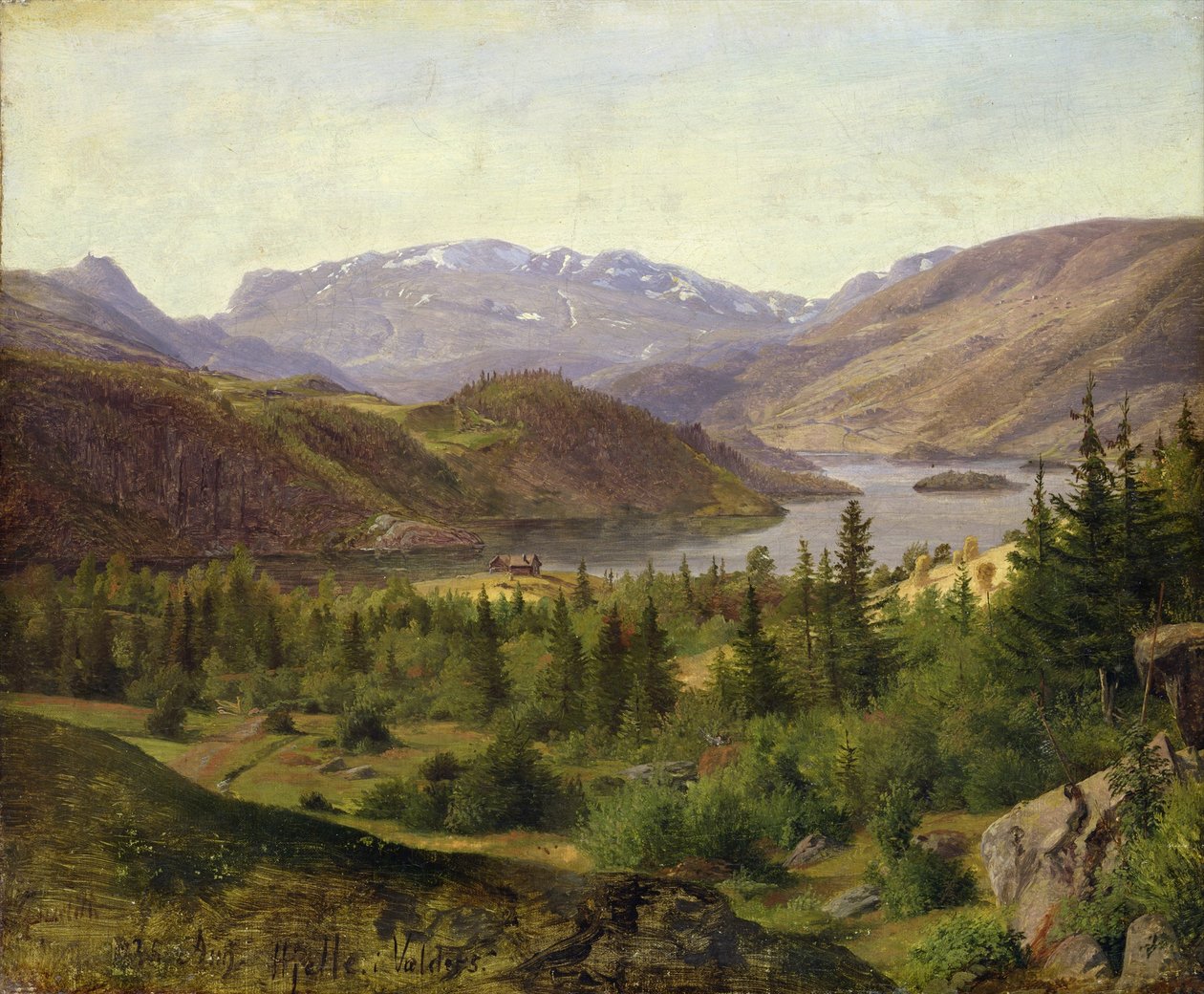 Hjelle a Valders, Tile Fjord da Louis Gurlitt