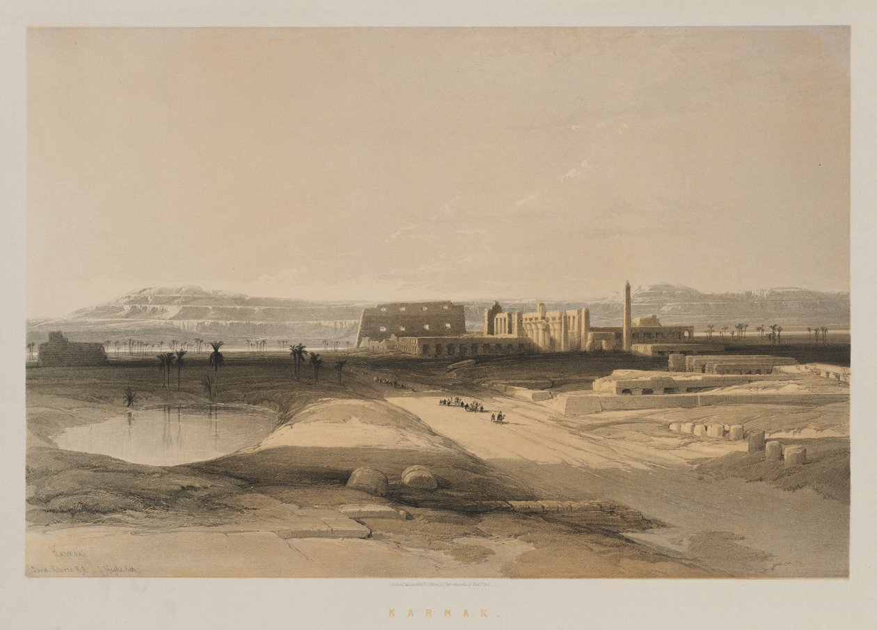 Egitto e Nubia, Volume II: Karnak da Louis Haghe