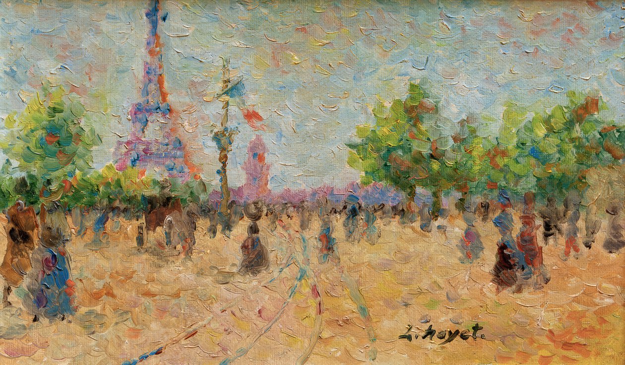 Parigi, la Torre Eiffel da Louis Hayet