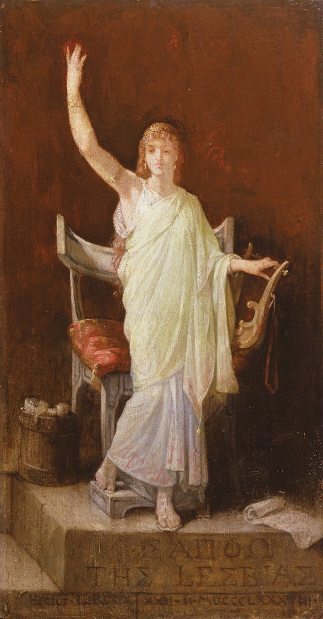 Saffo, 1888 da Louis Hector Leroux