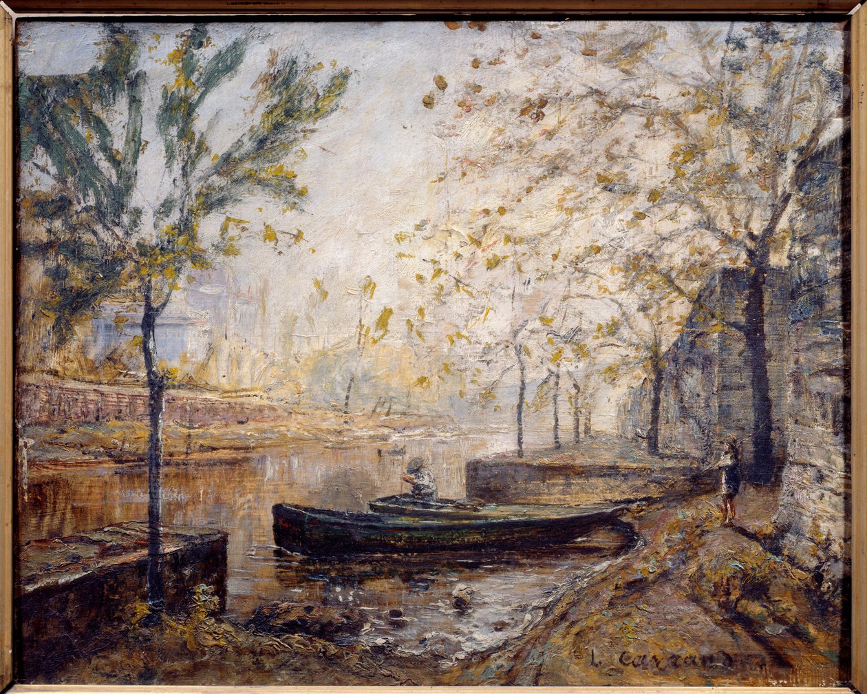 Riva del fiume da Louis Hilaire Carrand