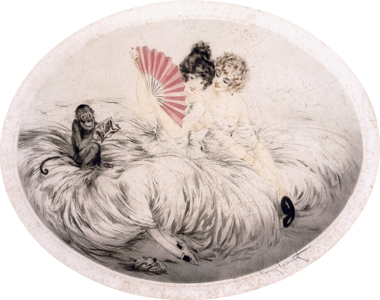 Dietro il Ventaglio da Louis Icart