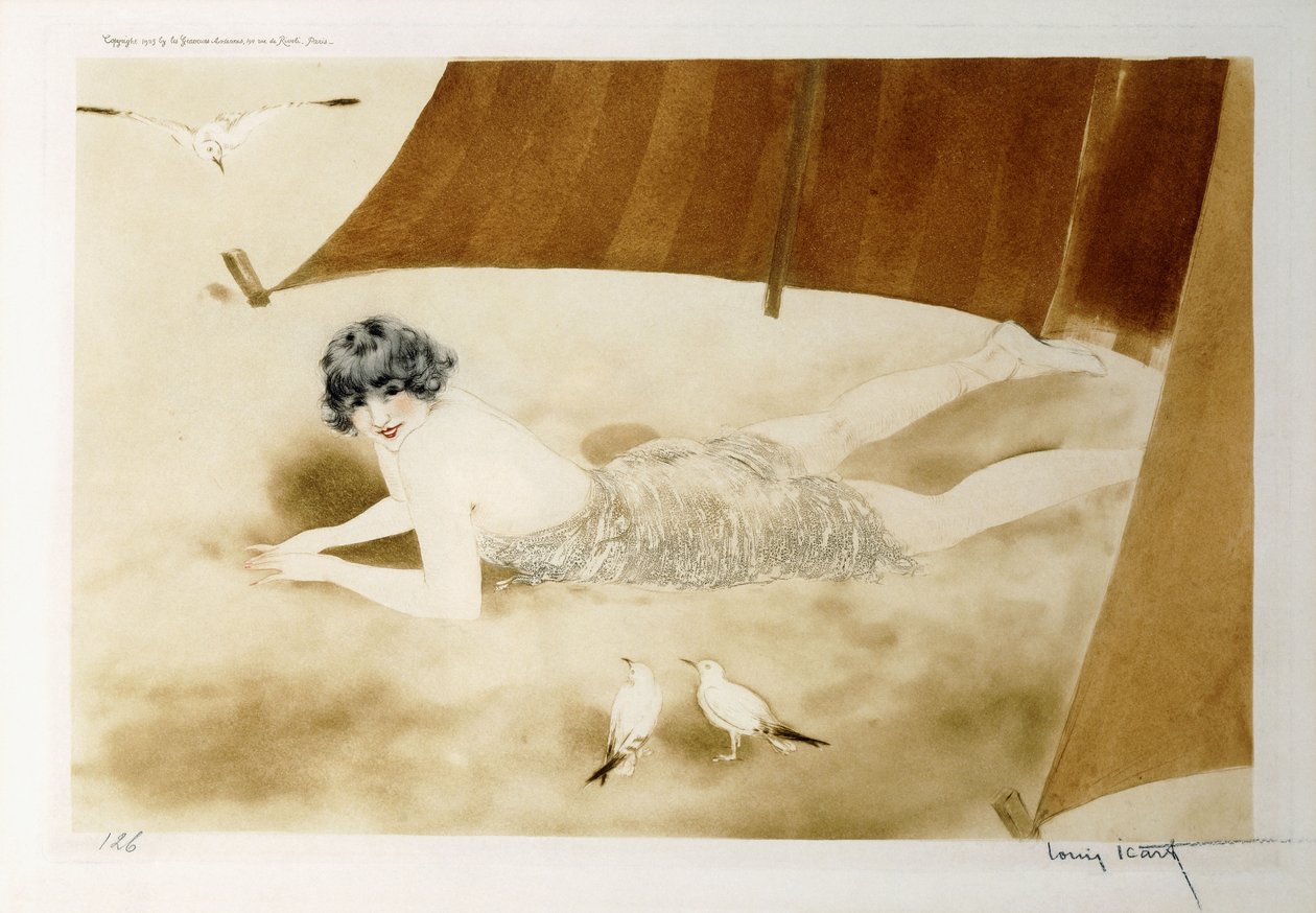 Sulla spiaggia da Louis Icart