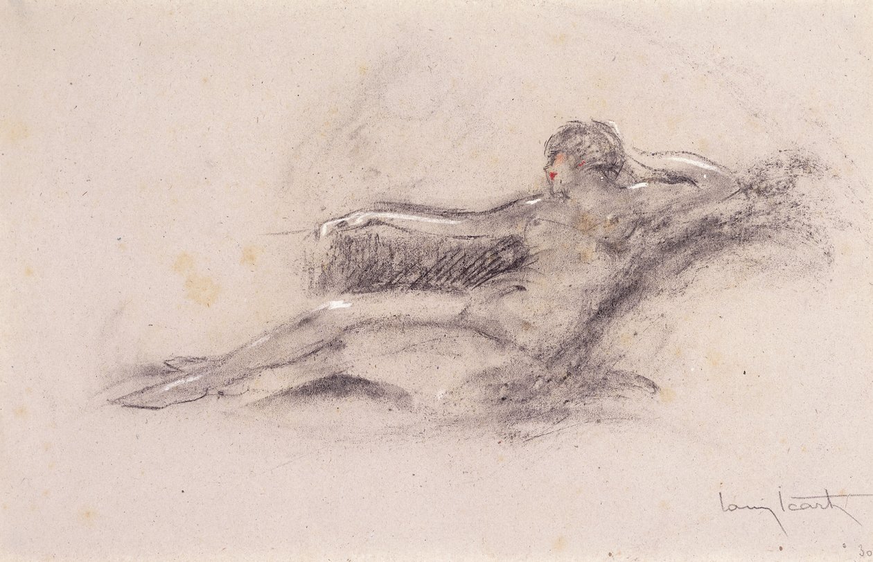 Nudo reclinato da Louis Icart