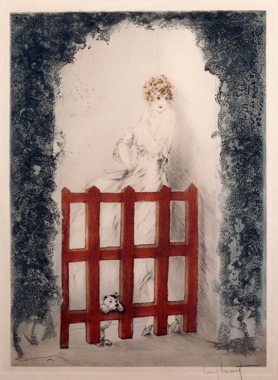 Porta rossa da Louis Icart