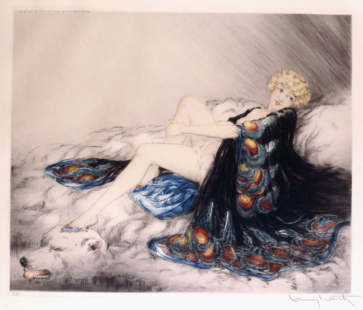 Vestito di seta da Louis Icart
