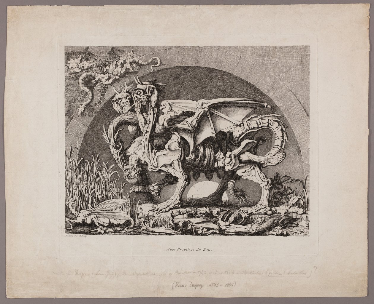 La Chimera da Louis Jean Desprez