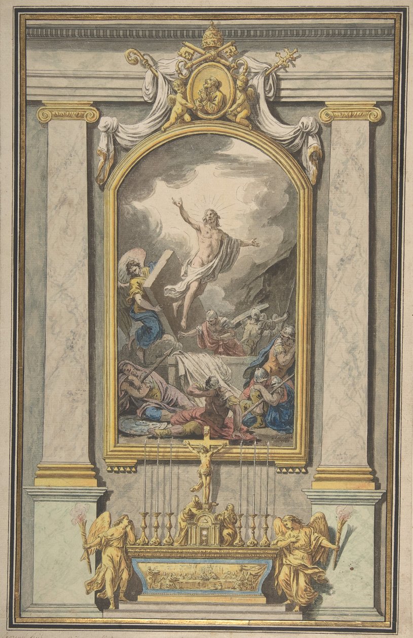 La Resurrezione da Louis Jean François Lagrenée