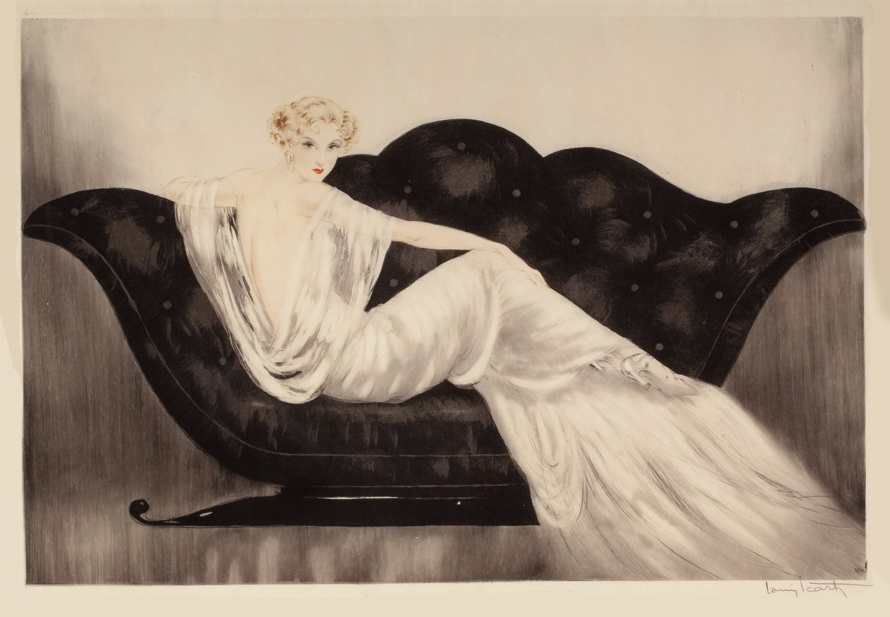 Il divano, 1937 da Louis Justin Laurent Icart