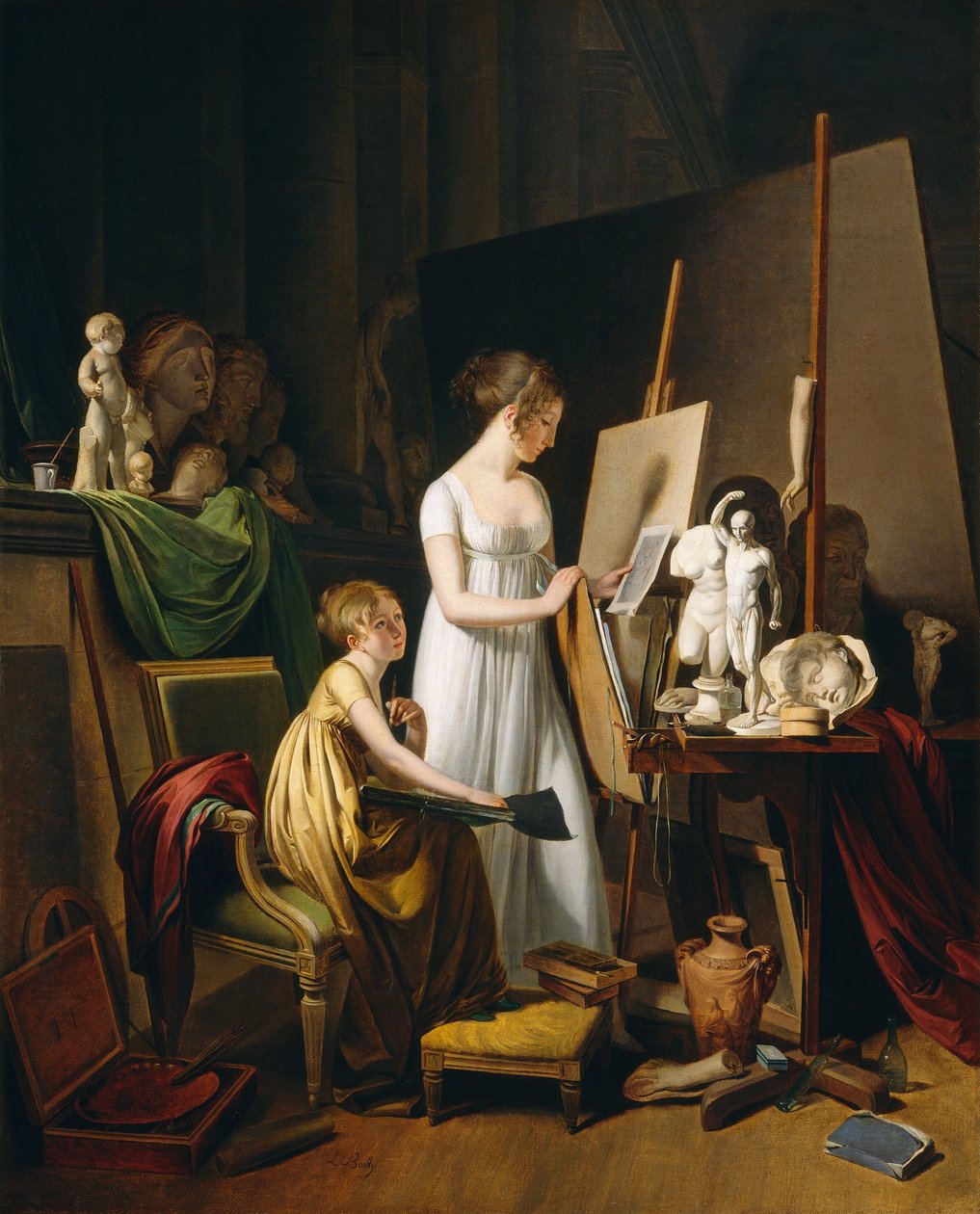 Studio di un pittore da Louis Leopold Boilly