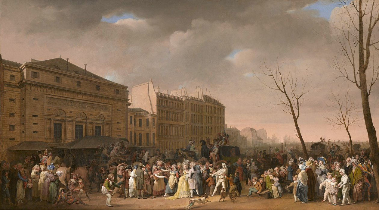 Scena di carnevale, 1832 da Louis Leopold Boilly