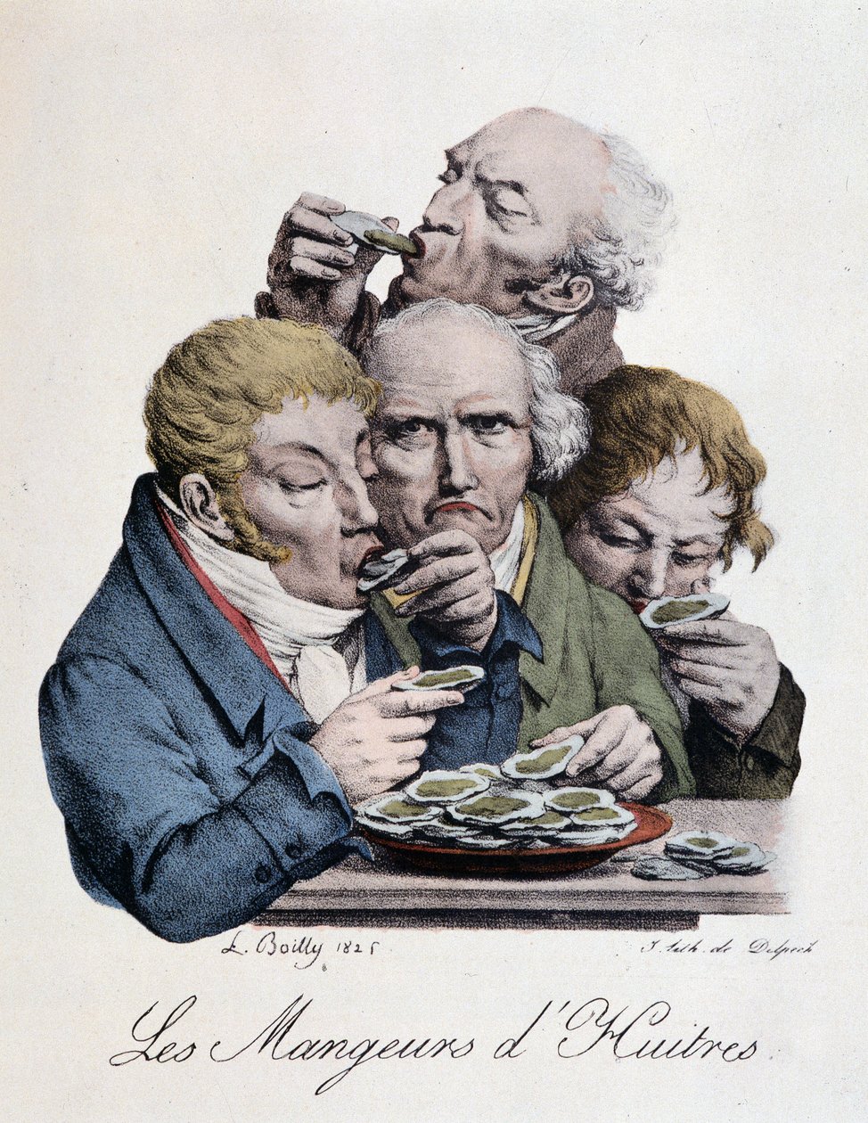 I mangiatori di ostriche - di L. Boilly da Louis Leopold Boilly