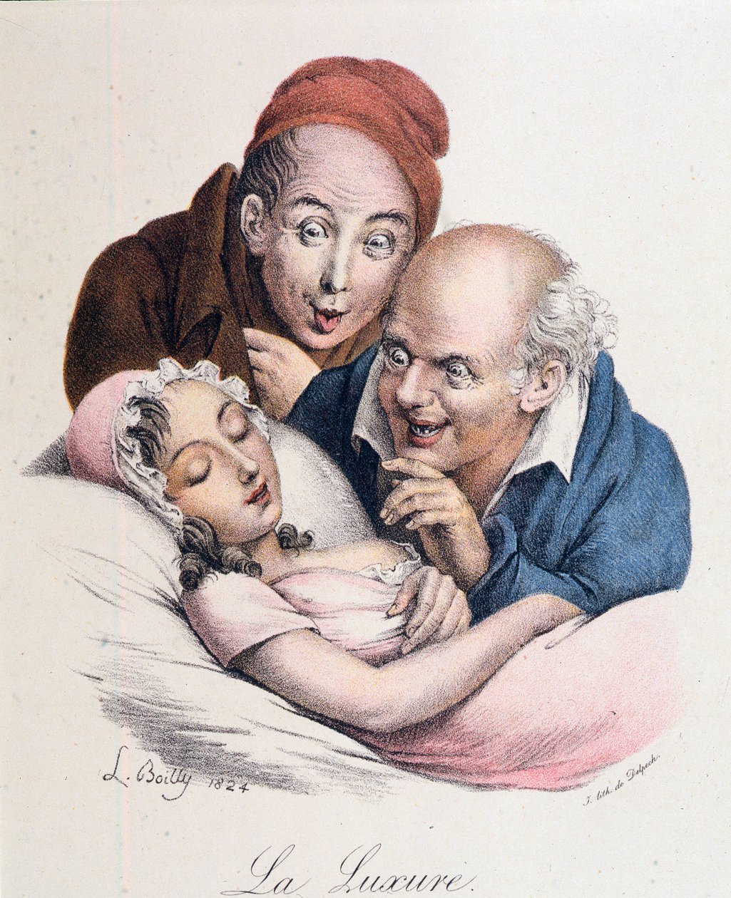 I sette peccati capitali: Lussuria di Boilly da Louis Leopold Boilly