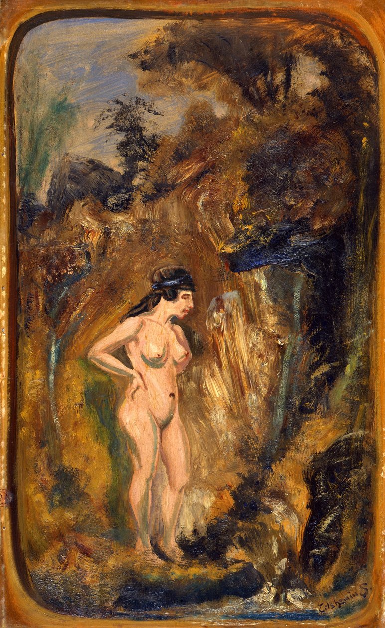 Nudo nella foresta da Louis M. Eilshemius