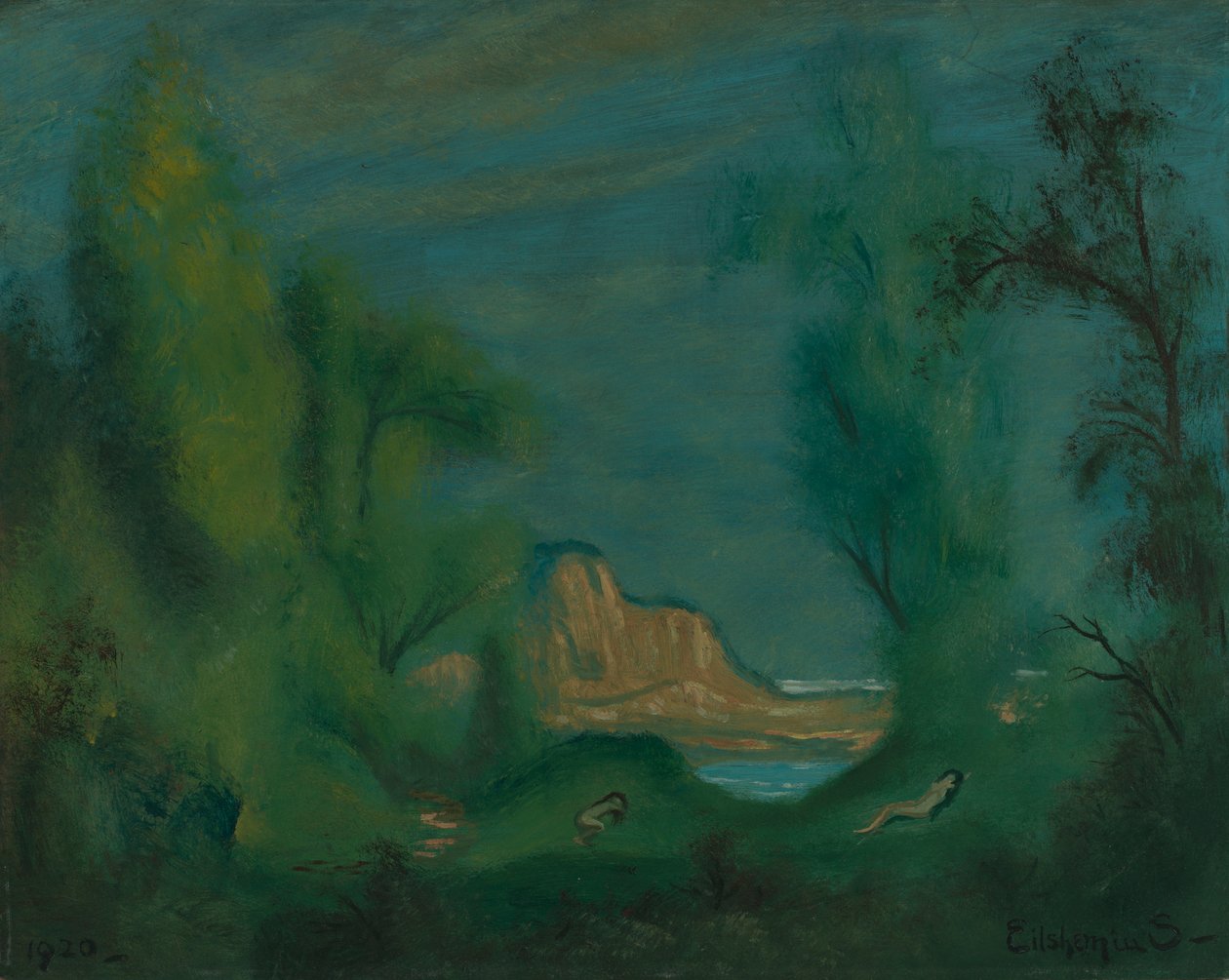 Ninfe che dormono da Louis M. Eilshemius