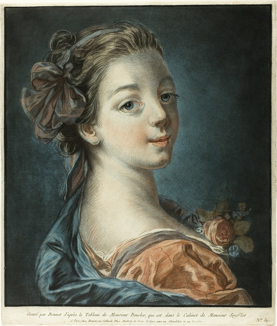 Busto di donna da Louis Marin Bonnet