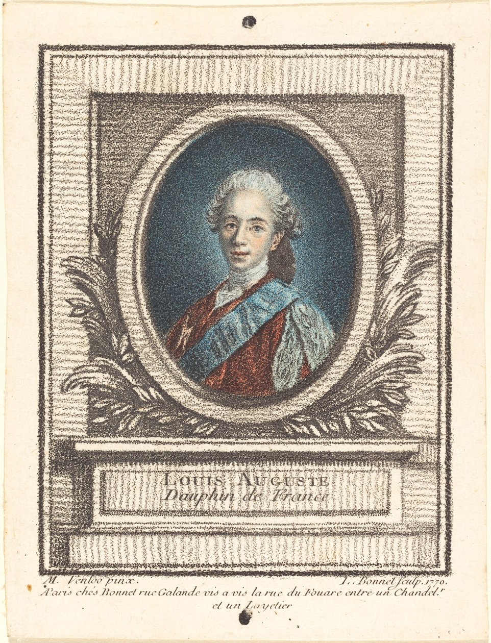 Louis-Auguste, Delfino di Francia da Louis Marin Bonnet