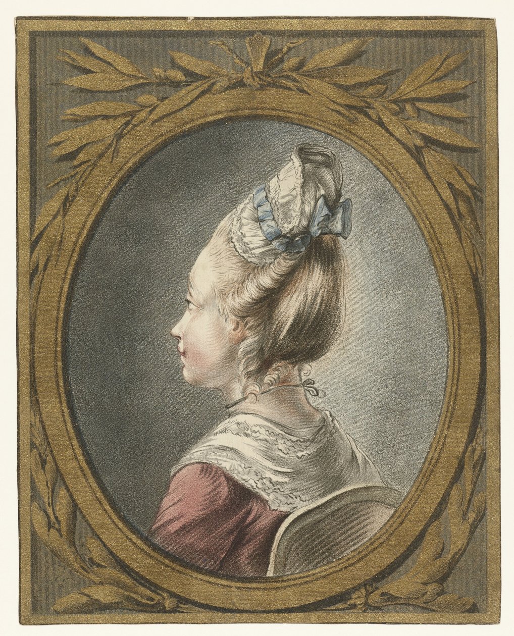 Ritratto di una giovane donna (Tête) da Louis Marin Bonnet