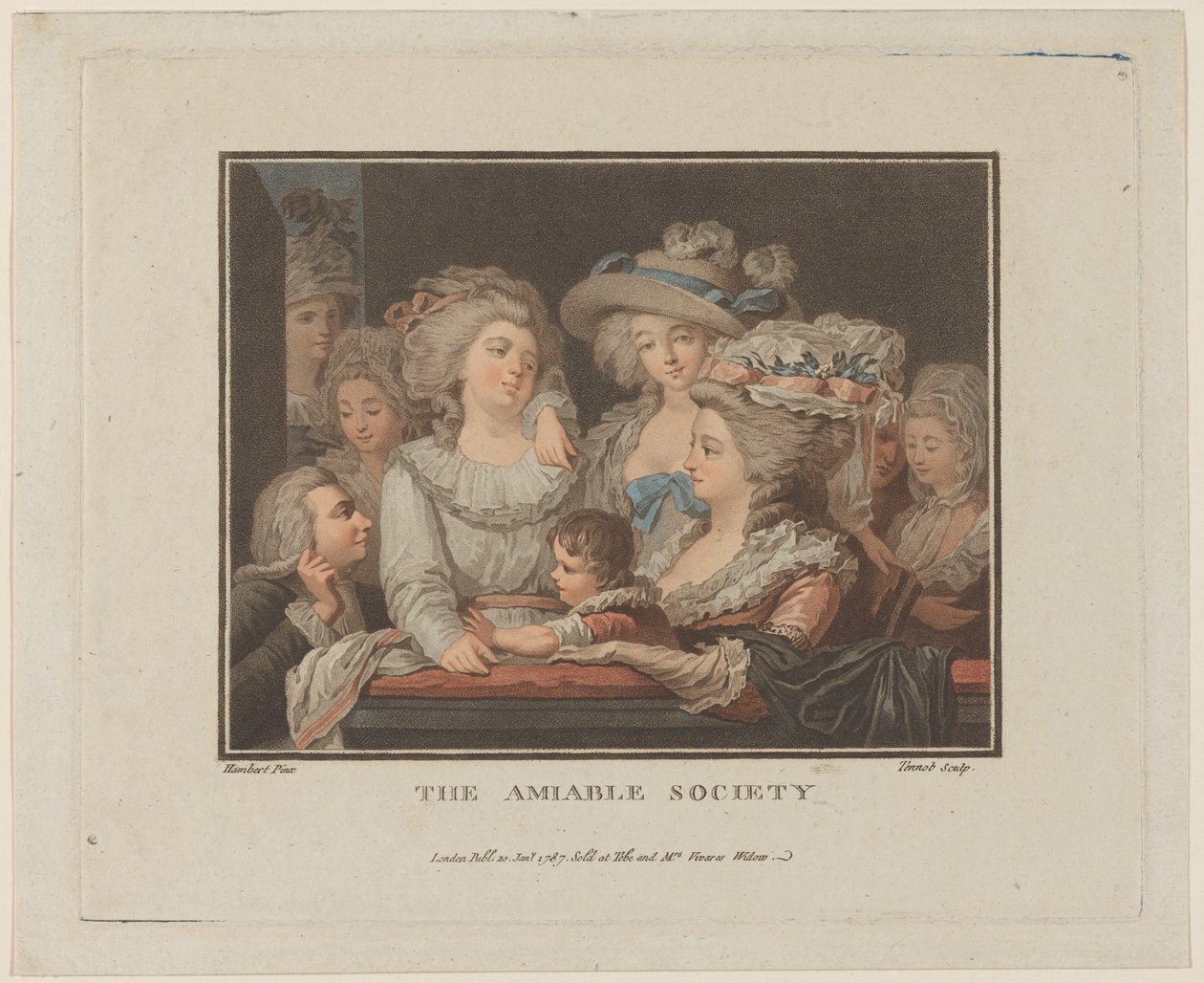 La società amabile da Louis Marin Bonnet