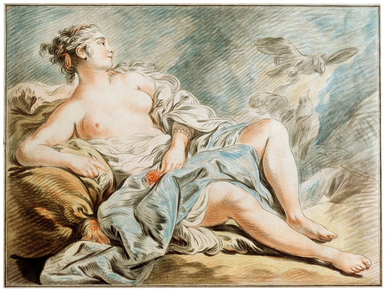 Venere con colombe, XVIII secolo da Louis Marin Bonnet