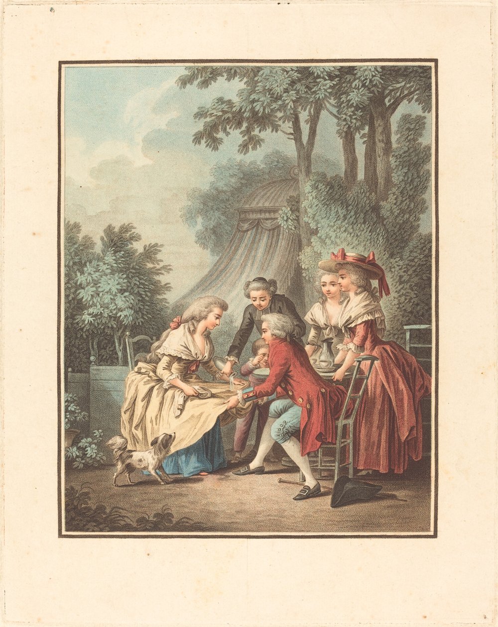 La colazione da Louis Marin Bonnet after Jean Baptiste Hüet, I