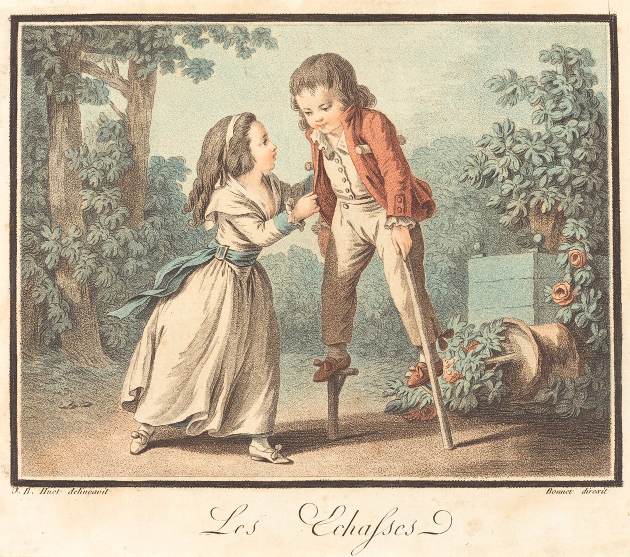 Le Stanghe da Louis Marin Bonnet after Jean Baptiste Hüet, I