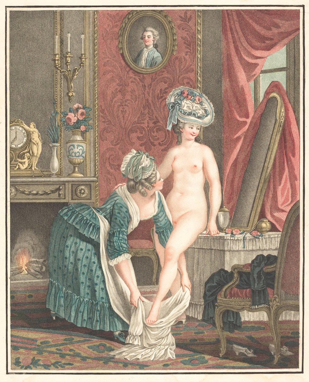 La toilette da Louis Marin Bonnet after Nicolas René Jollain