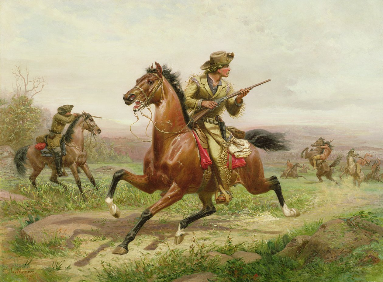 Buffalo Bill combatte gli indiani da Louis Maurer
