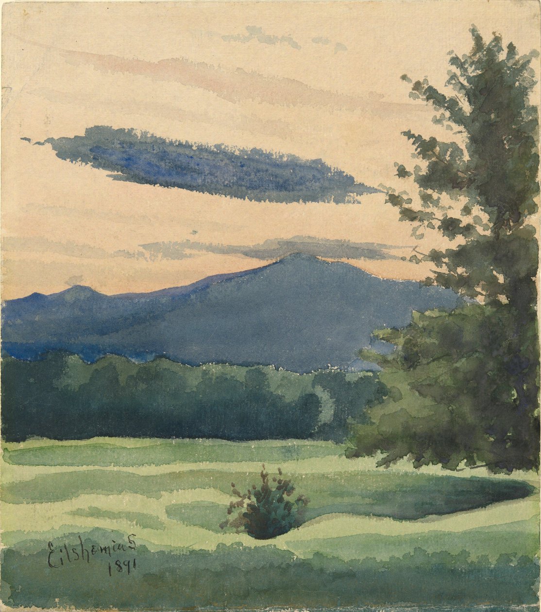 Prato verde da Louis Michel Eilshemius